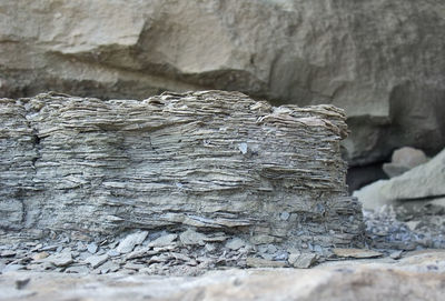 Close-up of rock formation