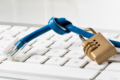 Close-up of computer keyboard