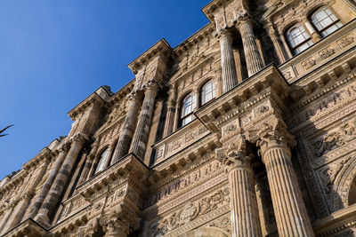 Low angle view of historical building against sky