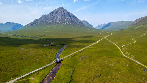 Glencoe scotland - buachaille etive mor an epic view of the mountain from the a82