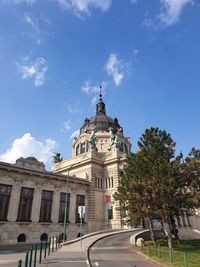 Low angle view of building against sky