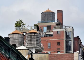 Low angle view of building against sky