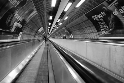 Underground subway station