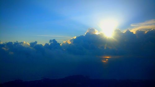 Scenic view of sky at sunset