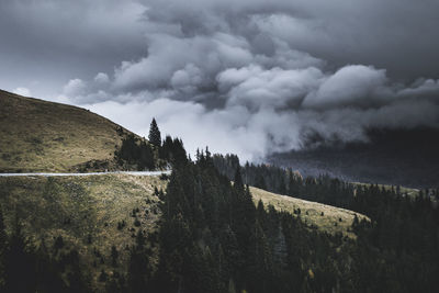 Panoramic view of landscape against sky