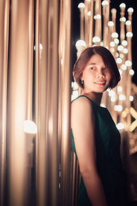 Portrait of a smiling young woman