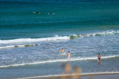 People on beach