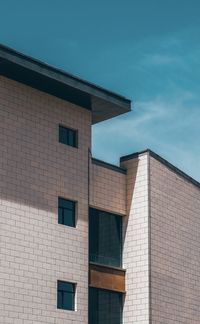 Low angle view of building against sky