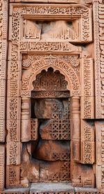 View of buddha statue in building