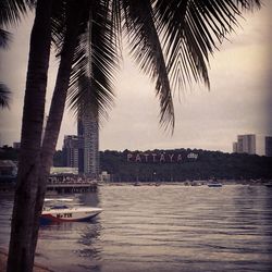 View of city at waterfront