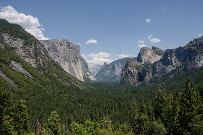 Scenic view of mountains