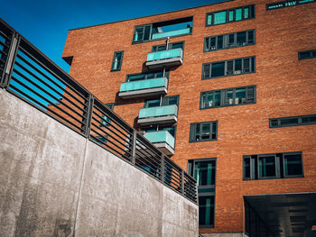 Low angle view of residential building