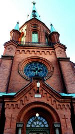 Low angle view of church