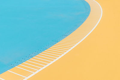 High angle view of swimming pool