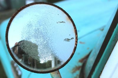 Close-up of metallic object