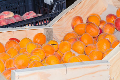 Fruit for sale at market stall