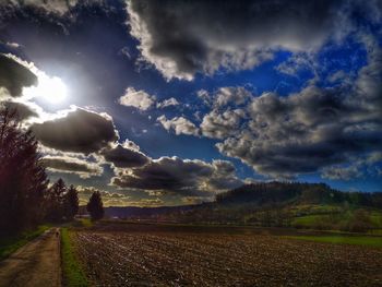 Scenic view of landscape against sky