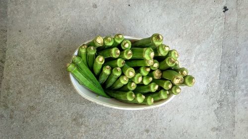 High angle view of vegetables