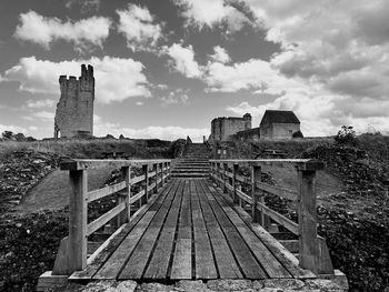 Old ruins against sky