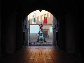 Statue of historic building