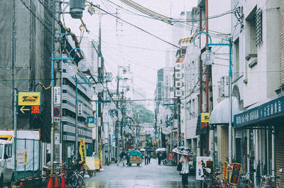 Street amidst buildings in city