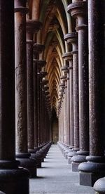 Corridor of historic building