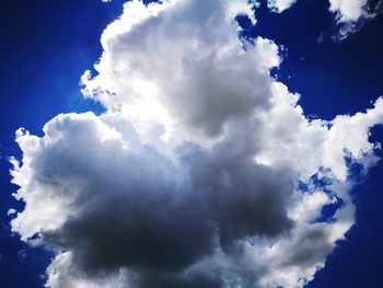 Low angle view of clouds in sky