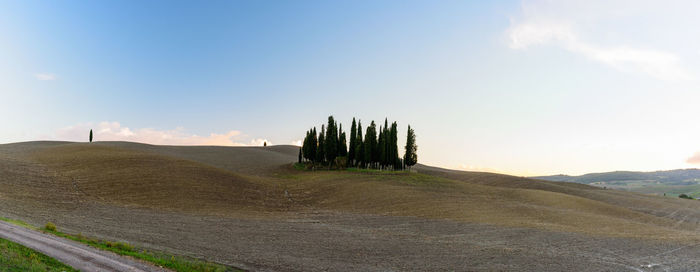 Panoramic view of landscape against sky