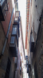 Low angle view of buildings in city