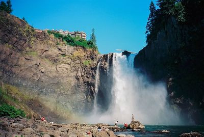 View of waterfall