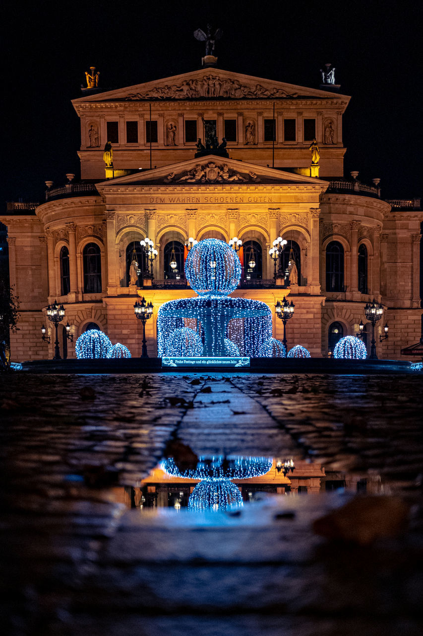 VIEW OF FOUNTAIN IN CITY