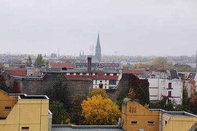 View of cityscape against sky