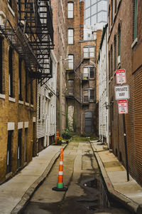 Street amidst buildings in city