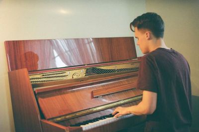 Man playing piano