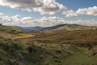 Scenic view of landscape against sky