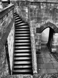 Staircase in old building