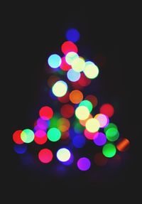 Defocused lights at night