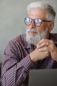 Portrait of man wearing sunglasses