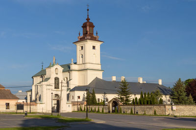 View of building against blue sky