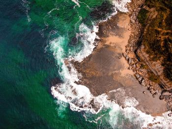 Aerial view of beach