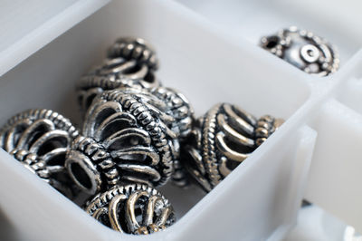 Close-up of wedding rings