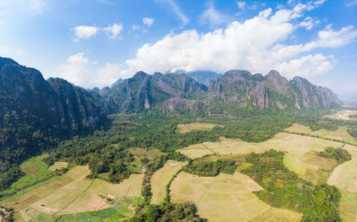 Scenic view of landscape against sky