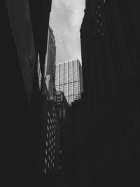 Low angle view of buildings against sky