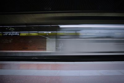 Train at railroad station