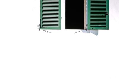 Close-up of window against white background