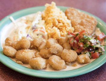 Close-up of food in plate