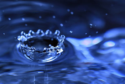 Close-up of splashing water