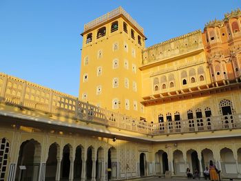 Low angle view of historical building