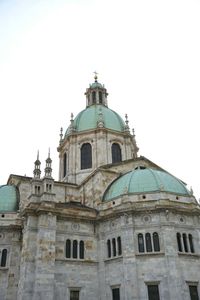 Low angle view of church against clear sky