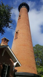 Low angle view of building against sky